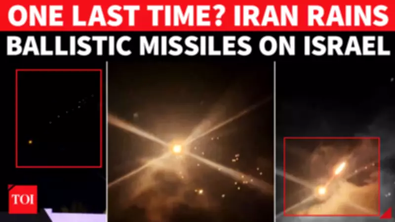 Iran's Missile Barrage Strikes Tel Aviv Despite Trump-Brokered Ceasefire Agreement