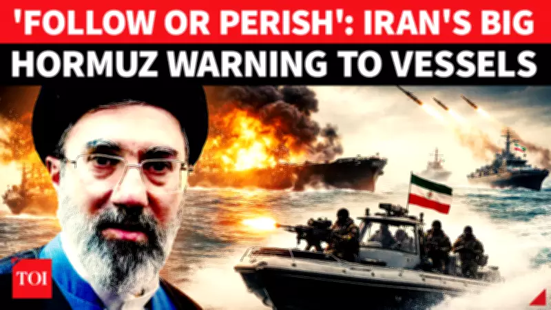 IRGC Issues Major Navigation Warning For Strait of Hormuz Amid Ceasefire Tensions