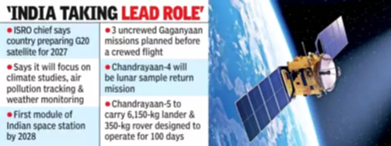 ISRO Chief Unveils Ambitious Roadmap: Moon Landing by 2040, Space Station by 2035