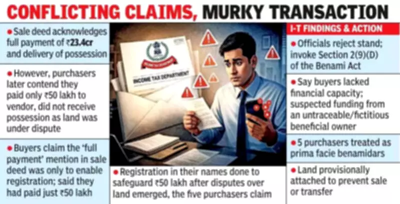 IT Dept Attaches 4.4 Acres in Hyderabad Over Suspected Benami Land Deal