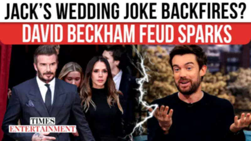 Jack Whitehall's Victoria Beckham Joke Sparks Pre-Wedding Drama with Beckhams