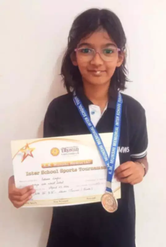 Jaipur's Young Tennis Stars Shine at KM Munshi Memorial School Tournament