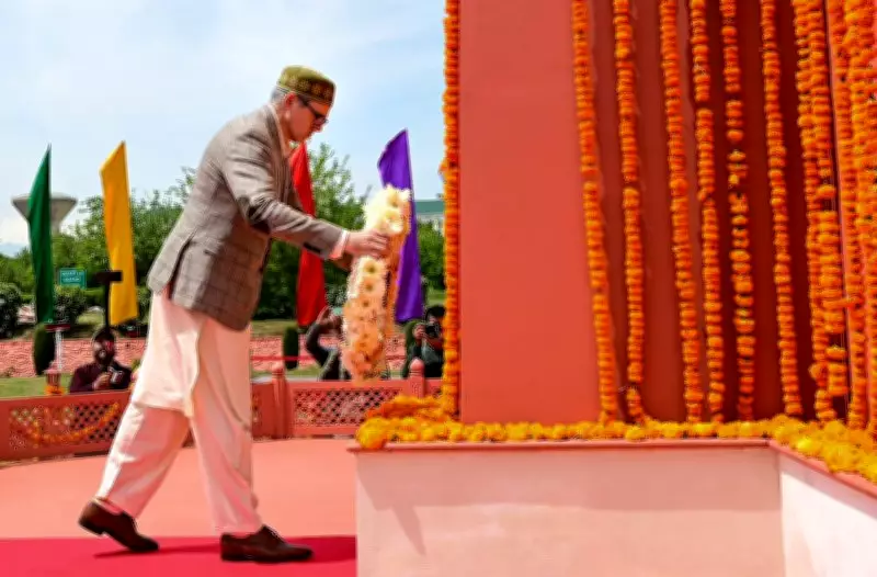 Jammu and Kashmir CM Omar Abdullah Unveils War Memorial at JK Light Infantry Centre