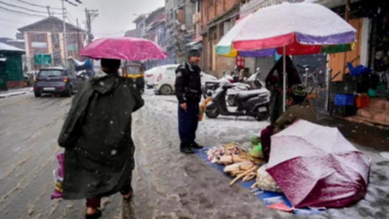 Jammu & Kashmir Braces for 36-Hour Weather Fury: Snowfall, Rains, and Gusty Winds Forecast