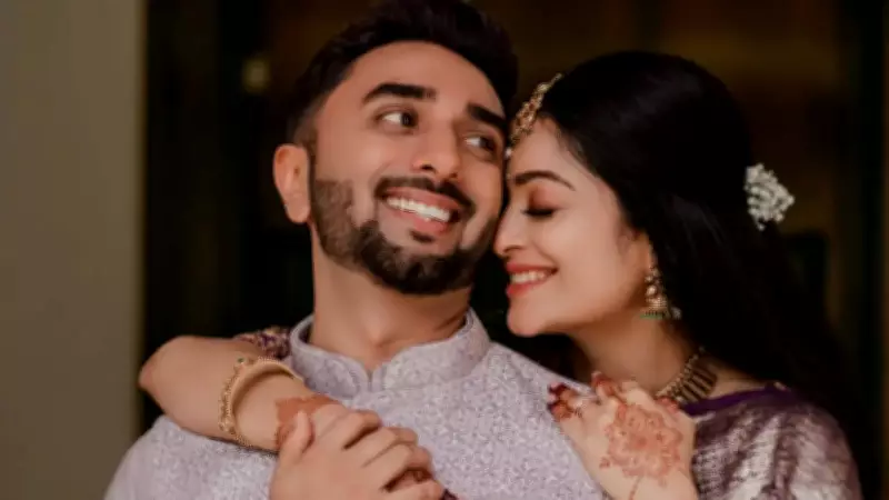 Janani and Sai Roshan Shyam Celebrate First Tamil New Year as Newlyweds