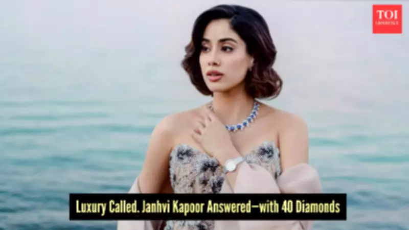 Janhvi Kapoor Defies Quiet Luxury with 40-Diamond Baume & Mercier Watch