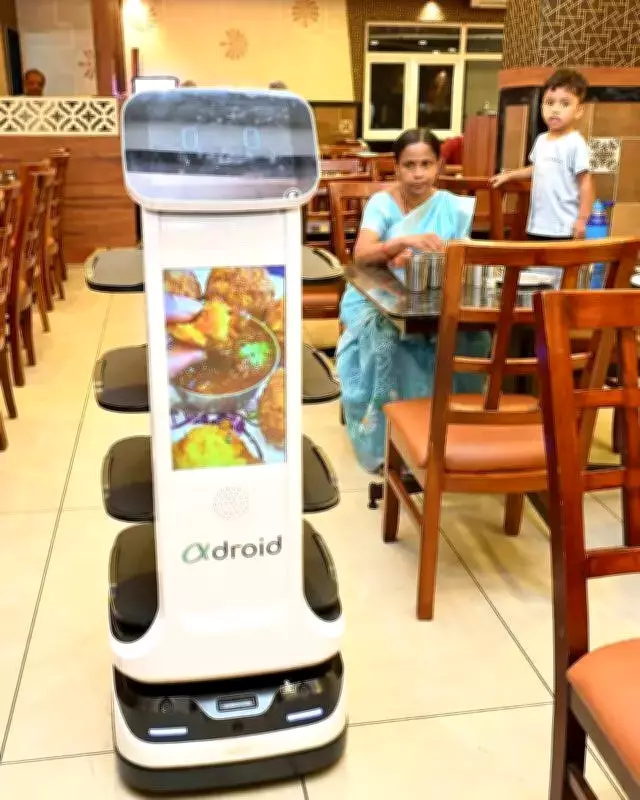 Japanese Robot Server Debuts at Mangaluru Restaurant, First in Coastal City