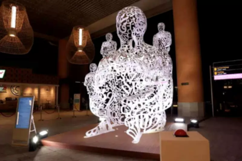 Jaume Plensa's 16ft Sculpture 'Bengaluru's Soul' Unveiled at KIA Terminal 2