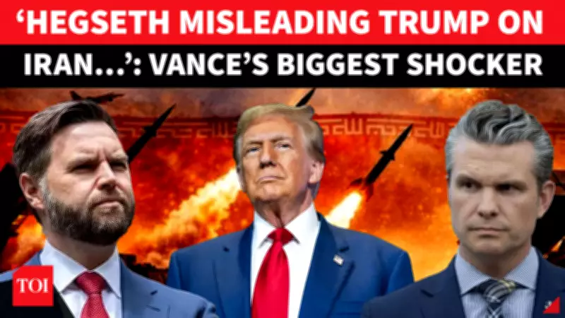 JD Vance Questions Pentagon's Iran War Narrative, Fears Misleading Trump