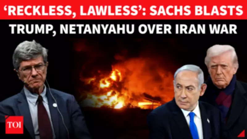Jeffrey Sachs Slams Trump and Netanyahu as 'Psychopathic' Over Iran War Fears