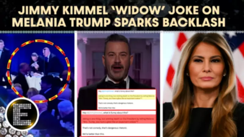 Jimmy Kimmel Faces Backlash Over Melania Trump 'Widow' Joke Amid Security Scare