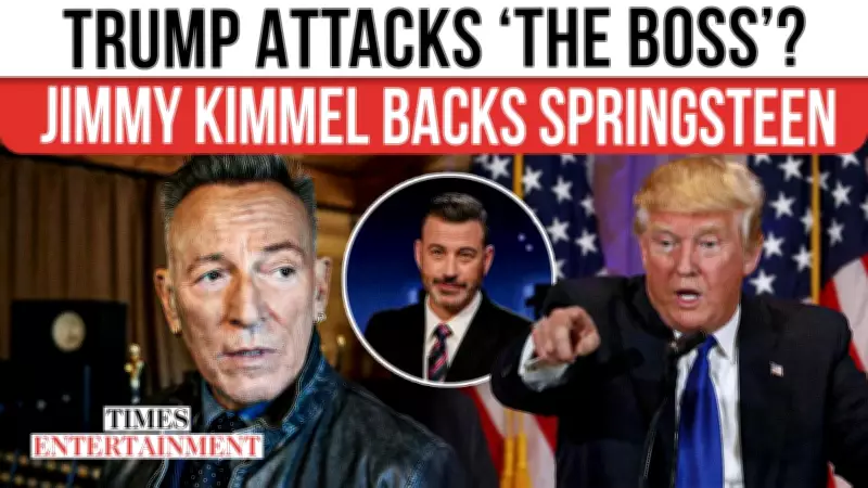 Jimmy Kimmel Urges Fans to Back Bruce Springsteen After Trump's Fiery Attack