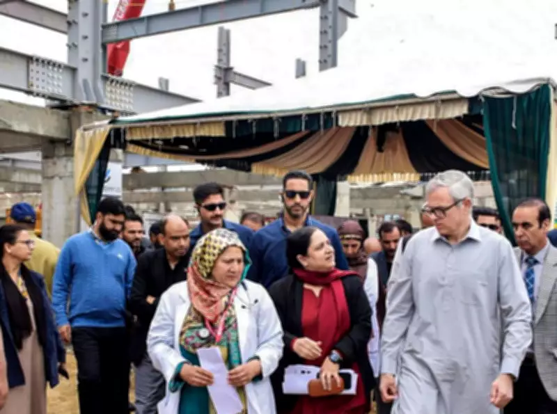 J&K CM Omar Reviews Rs 118 Crore Extension Block Construction at Srinagar Hospital