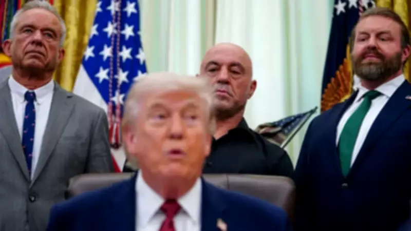 Joe Rogan Joins Trump at White House for Psychedelic Research Order