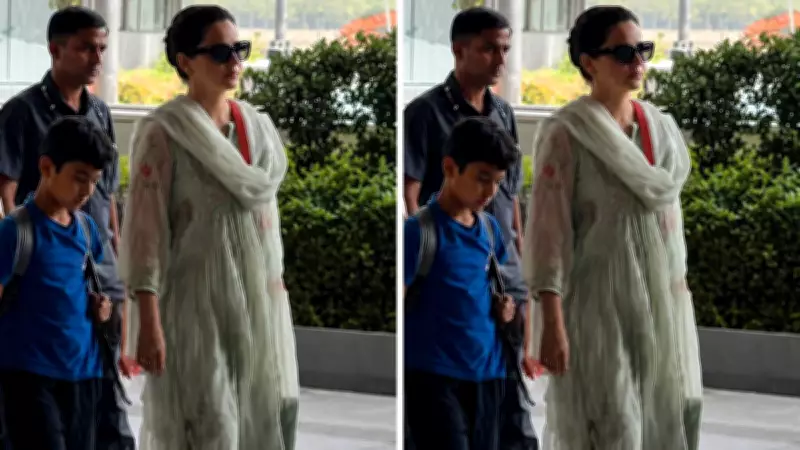 Kangana Ranaut's Airport Look: Kurta Set Price & Style Guide
