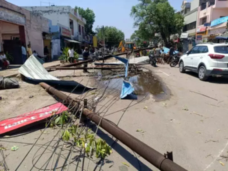 Kanpur Reels Under Hailstorm Fury: Crops Destroyed, Weather Alert Issued
