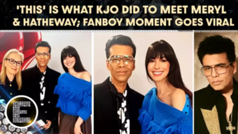 Karan Johar's Starstruck Tokyo Encounter with Meryl Streep & Anne Hathaway