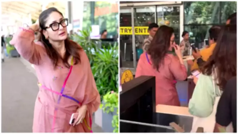 Kareena Kapoor Sparks Airport Queue Controversy, Faces Backlash Over VIP Treatment