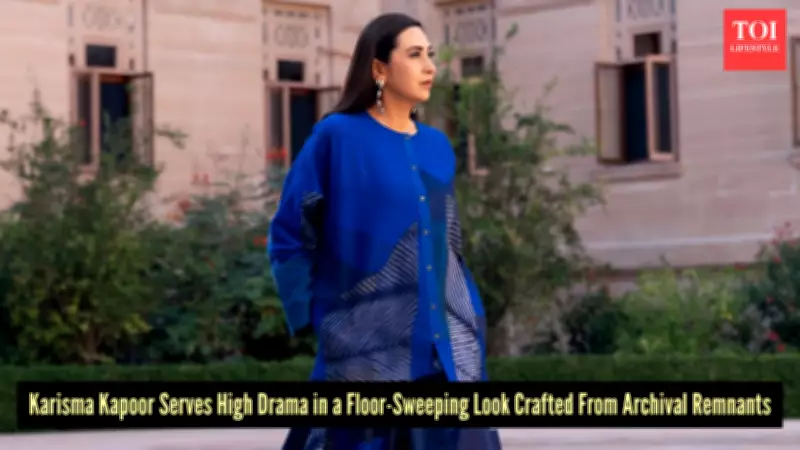 Karisma Kapoor Champions Sustainable Fashion with Archival Scrap Ensemble