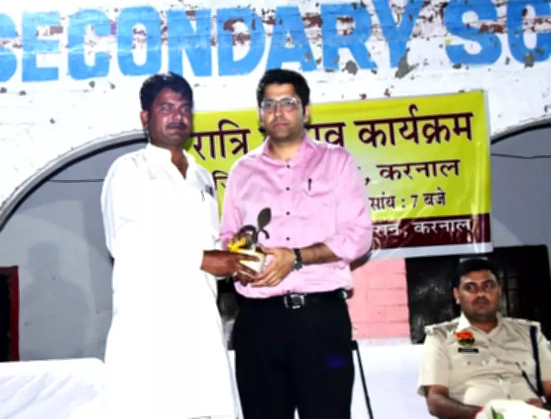 Karnal DC and SP Address Villager Grievances During Night Stay Programme