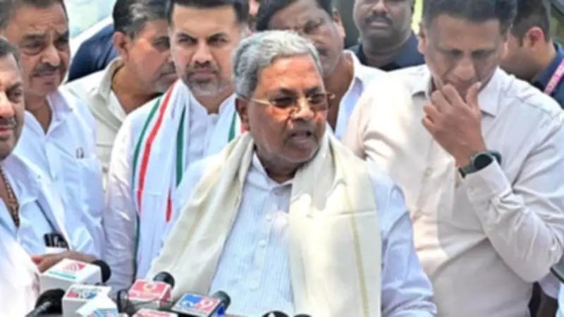 Karnataka CM Siddaramaiah Questions ED Raids on Congress Leaders, Criticizes BJP