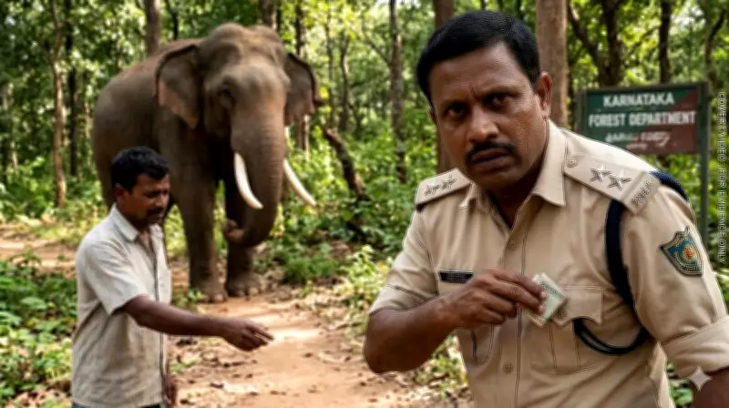 Karnataka Forest Official Caught Demanding Bribe from Elephant Attack Victim
