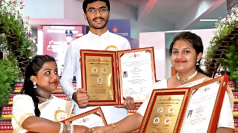 Karnataka University Convocation Honors 37,393 Graduates Amid Workforce Concerns