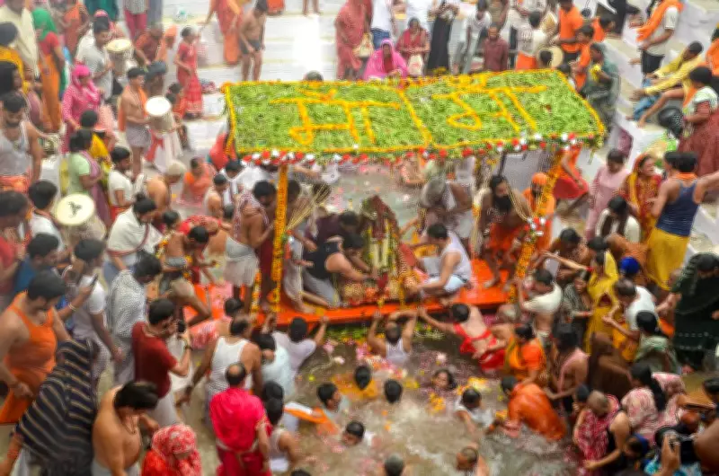 Kashi Vishwanath Temple Installs Cooling Fountain for Shivling Amid Varanasi Heatwave
