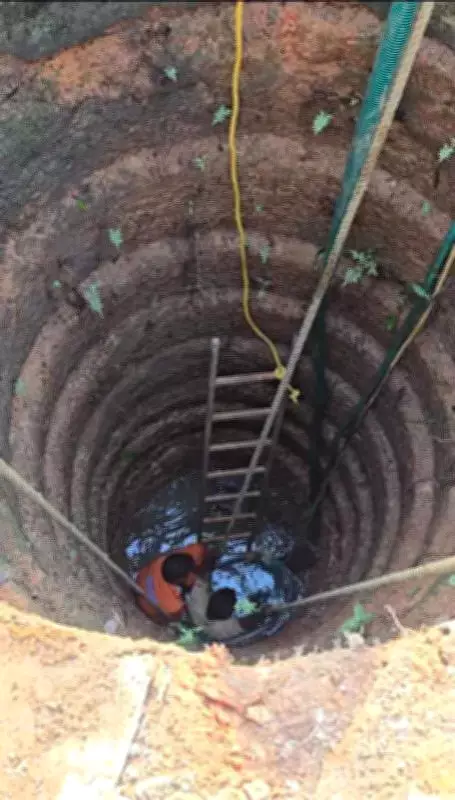 Kerala Man Rescued from 30-Foot Well After Exhaustion During Cleaning