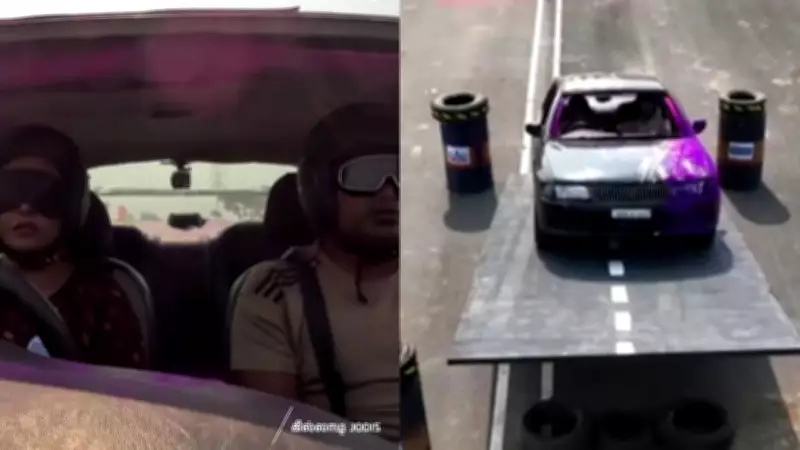 Khiladi Jodis Promo Teases Daring Car Stunt with Chandhini Prakash and Thangapandi