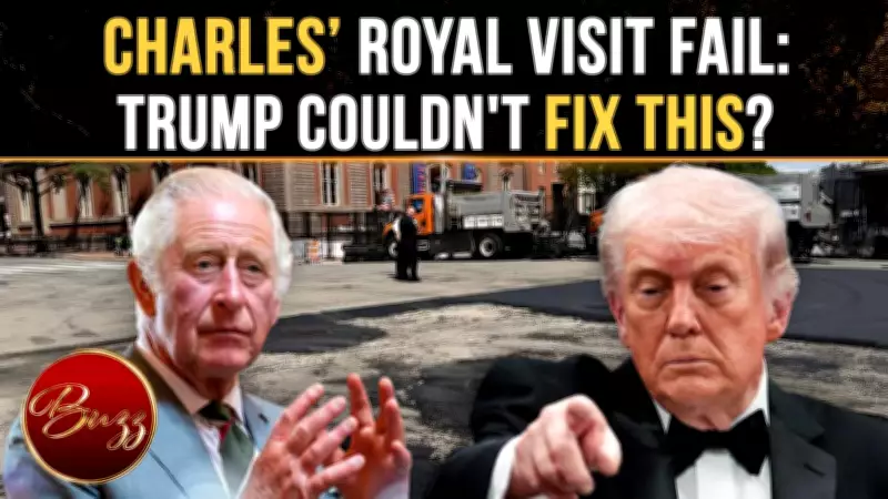 King Charles Arrives to 'Mess' in DC? Road Outside 'Janky,' Trump Trolled