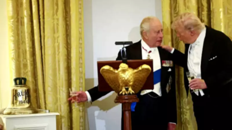 King Charles gifts Trump bell from WWII submarine HMS Trump at state dinner