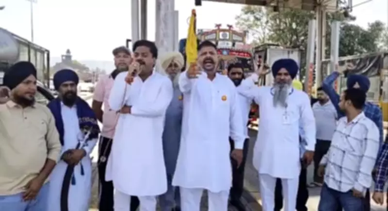 Kiratpur-Manali Highway Blocked as Protests Erupt Over Himachal Entry Fee