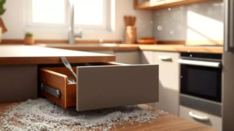Kitchen Drawer Jams: Hidden Dust Pollution Threatens Air Quality