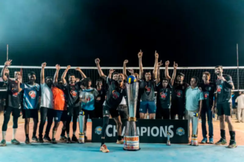 KK Boys Dominate All Goa Volleyball Tournament Led by Star Ashwal Rai