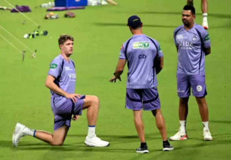 KKR Boost: Cameron Green Bowls in Nets, Pathirana Nears Return from Injury