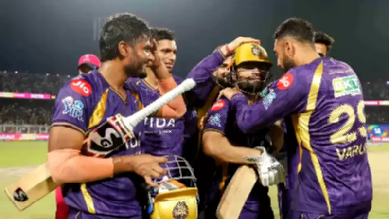 KKR Ends Losing Streak with Tense 4-Wicket Victory Over Rajasthan Royals