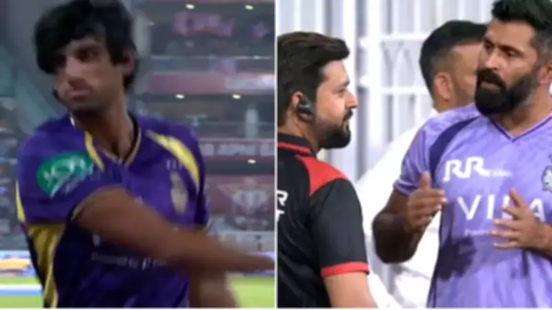 KKR's Angkrish Raghuvanshi given out for obstructing field in IPL 2026