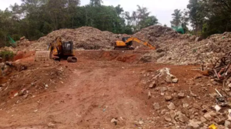 Kollam's Ugrankunnu Waste Land Reclamation Nears Completion Through Bio-Mining