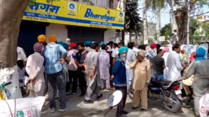 Kotkapura & Sadiq LPG Agencies Face Protests Over Delivery Delays, Officials Deny Shortage
