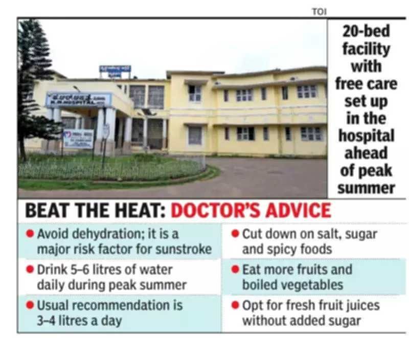 KR Hospital in Mysuru Opens Dedicated Sunstroke Ward Amid Rising Summer Heat