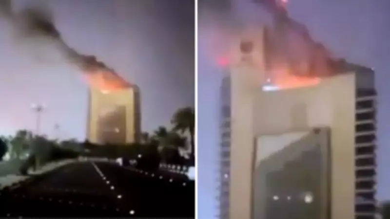 Kuwait's Ministries Complex and Oil Sector Hit in Iranian Drone Attack