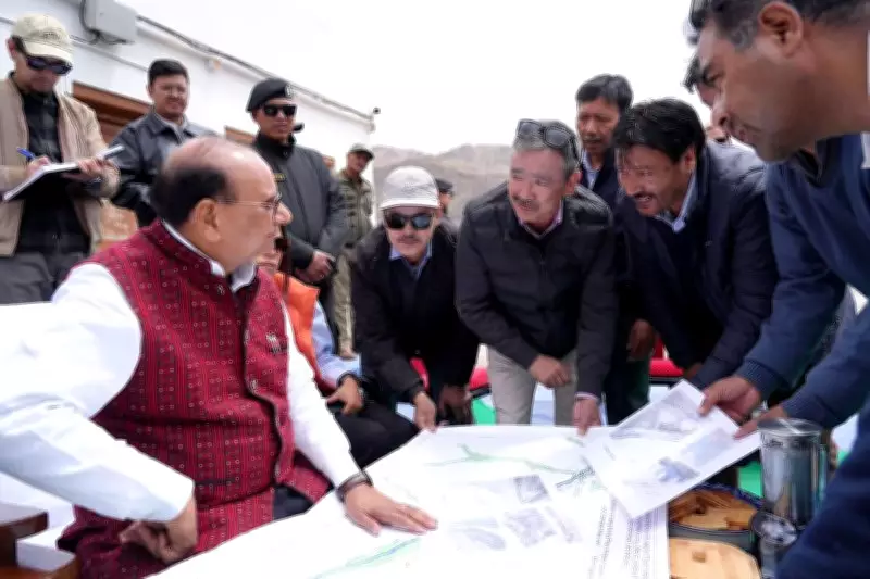 Ladakh LG Reviews Irrigation Canal and Hydel Infrastructure Projects