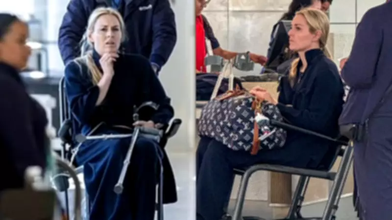 Lindsey Vonn Spotted in Wheelchair at LAX Amid Ongoing Recovery