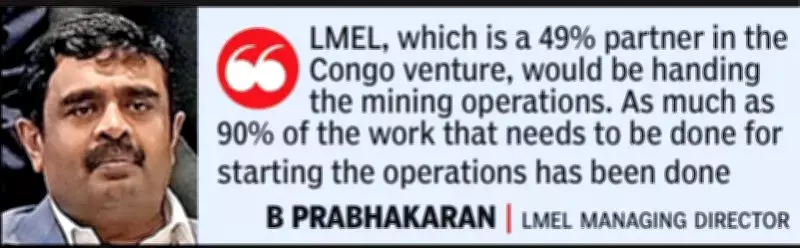 Lloyds Metals to Import Cobalt from Congo via JV, Aims to Reduce China's Dominance