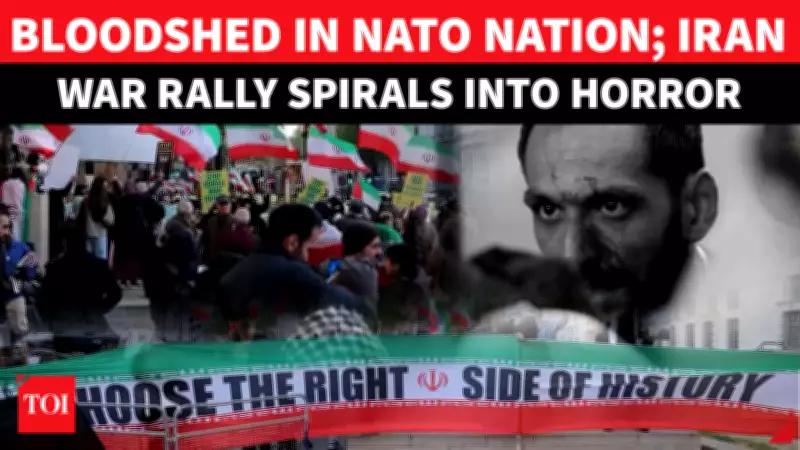 London Iran War Protest Turns Violent, Multiple Stabbed in Chaos