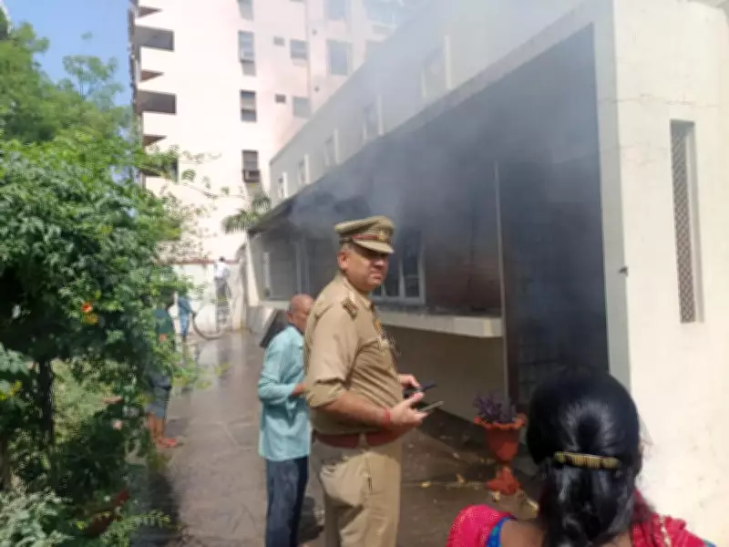 Lucknow SHO Rescues Wheelchair-Bound Woman from Burning House