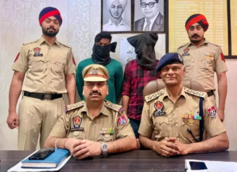 Ludhiana Police Nab Two Habitual Criminals, Recover Stolen Bike and Pistol