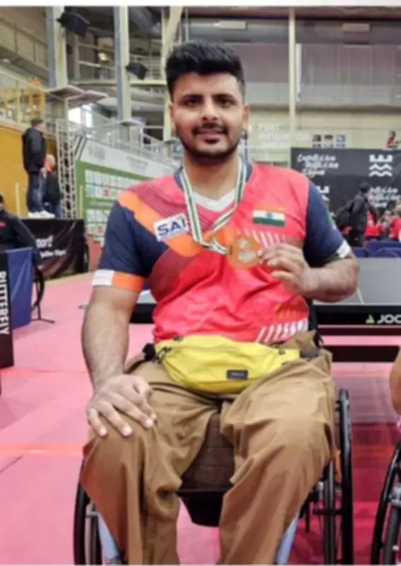 Ludhiana's Para Table Tennis Star Shubham Wadhwa Wins Bronze at ITTF World Para Future Costa Brava 2026