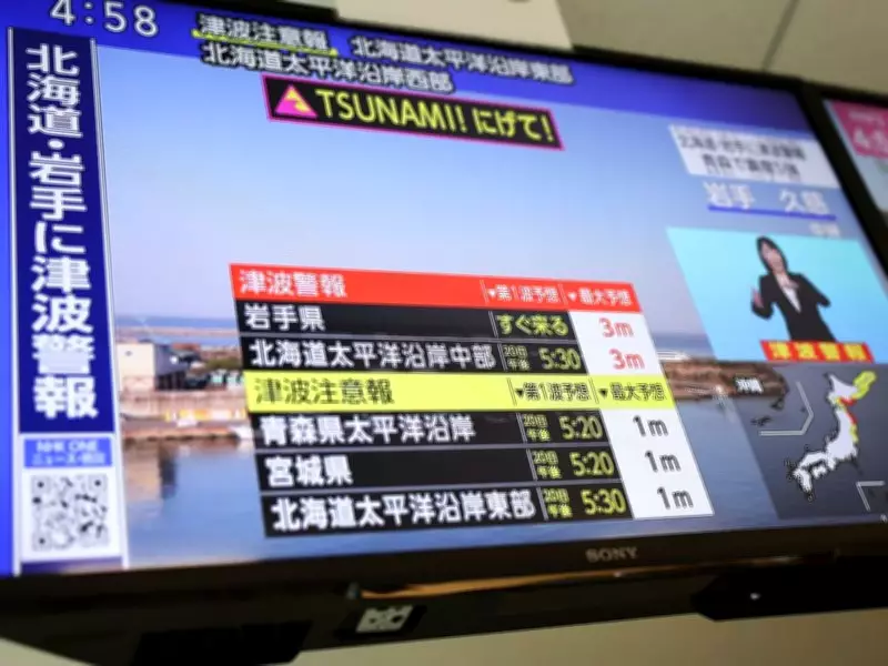 Major 7.5 Magnitude Earthquake Strikes Japan, Tsunami Warning Issued